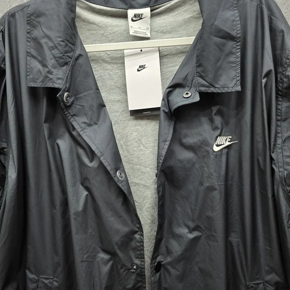 Nike Men's Black Fit Club Coaches Jacket Size XL - Picture 6 of 11